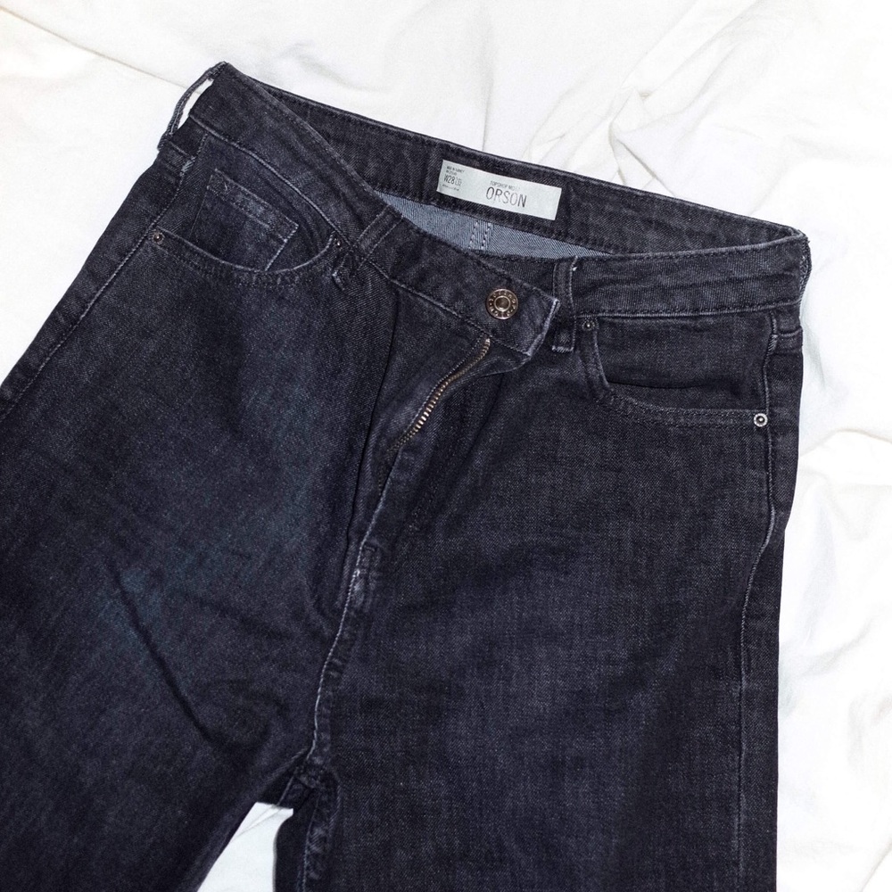 TOPSHOP orson step hem mom jean